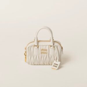 MIU MIU ARCADIE MATELASSÉ NAPPA LEATHER BAG