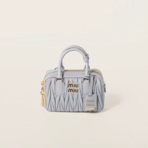 MIU MIU ARCADIE MATELASSÉ NAPPA LEATHER BAG
