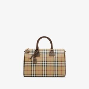 BURBERRY MEDIUM CHECK BOWLING BAG
