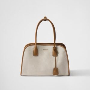 PRADA LEATHER TOTE BAG