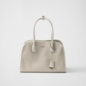 PRADA LEATHER TOTE BAG