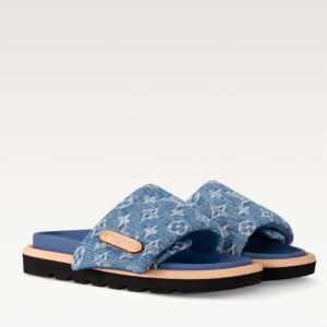 LV POOL PILLOW FLAT COMFORT MULES