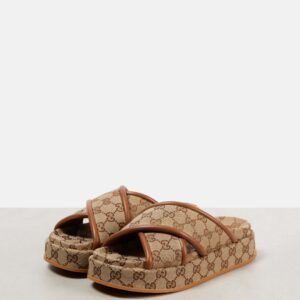 GUCCI CLARICE GG CANVAS SLIDES