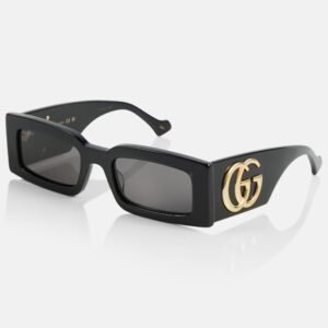 GUCCI DOUBLE G RECTANGULAR SUNGLASSES