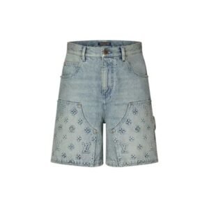 LOUIS VUITTON DENIM SHORTS SET